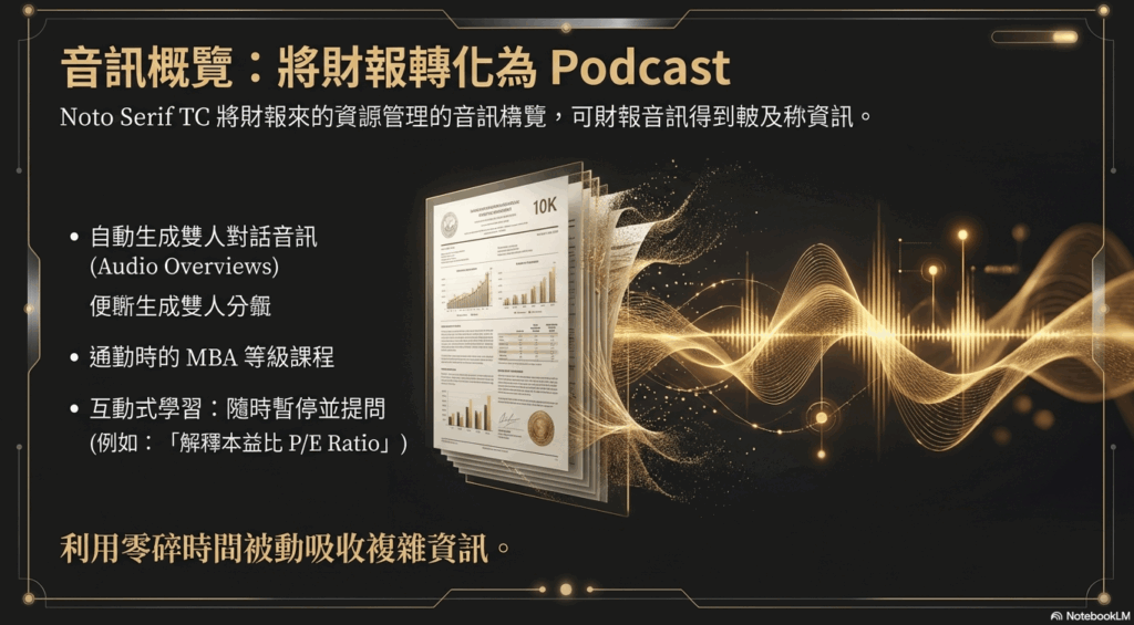 NotebookLM 可以幫你更理性地研究，但它無法替你承受市場波動帶來的情緒