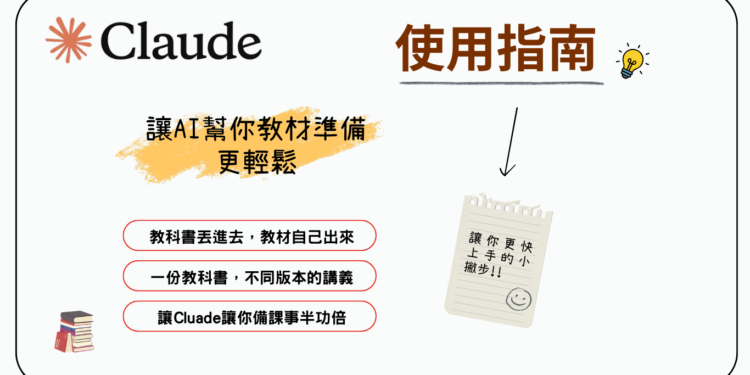 【AI工具】教你使用AI,產出教材事半功倍!